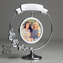 Personalised Crystocraft Photo Frame Ornament -Campusgifts Shop p0104m23 personalised crystocraft photo frame ornament 4