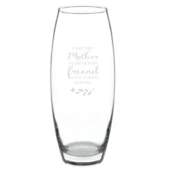 Personalised ‘First My Mother, Forever My Friend’ Bullet Vase -Campusgifts Shop p0107d69 1 1