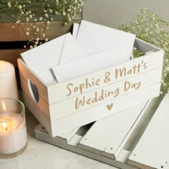 Personalised Free Text Heart White Wooden Crate 9 Personalised Free Text Heart White Wooden Crate -Campusgifts Shop p0111d48 personalised free text heart white wooden crate 3