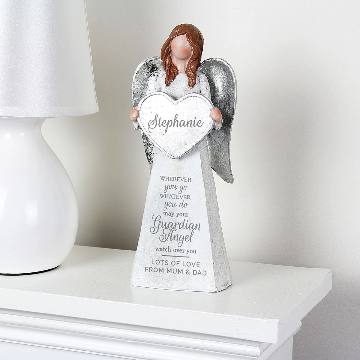 Personalised ‘Guardian Angel’ Memorial Angel Ornament 6 Personalised ‘Guardian Angel’ Memorial Angel Ornament - Image 4
