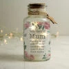 Personalised Floral Watercolour LED Glass Jar -Campusgifts Shop p050733 personalised floral watercolour led glass jar 1