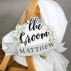 Personalised ‘The Groom’ Wooden Hanging Decoration -Campusgifts Shop p071194 personalised the groom wooden hanging decoration 1
