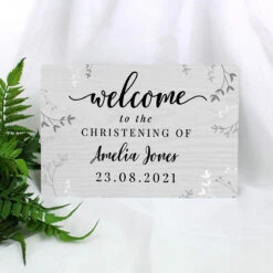 Personalised Welcome Metal Sign -Campusgifts Shop p0804a64 personalised welcome metal sign 3