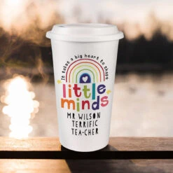 Personalised Teacher ‘Shape Little Minds’ Travel Mug -Campusgifts Shop p0813b74 5