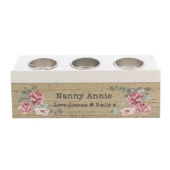 Personalised Floral Watercolour Triple Tealight Holder 11 Personalised Floral Watercolour Triple Tealight Holder -Campusgifts Shop p1011f39 personalised floral watercolour triple tealight holder 5