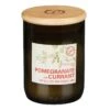 Paddywax Eco 226g Pomegranate And Currant Green Recycled Glass Soy Candle -Campusgifts Shop paddywax eg04eu eco pomegranate currant recycled glass candle 01