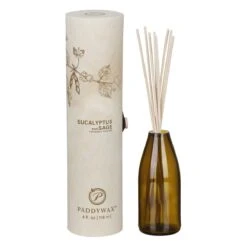Paddywax Eco Eucalyptus And Sage Green Reed Diffuser
