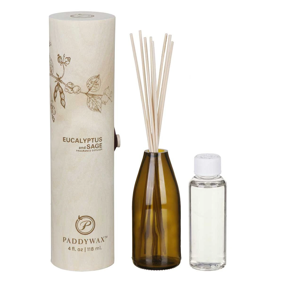 Paddywax Eco Eucalyptus And Sage Green Reed Diffuser 6 Paddywax Eco Eucalyptus And Sage Green Reed Diffuser - Image 4
