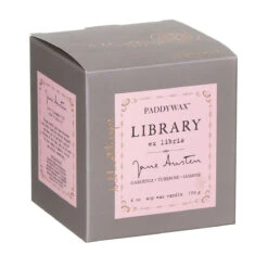 Paddywax Library 170g Jane Austen Boxed Soy Candle -Campusgifts Shop paddywax gl02eu library candle 3