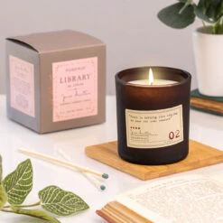 Paddywax Library 170g Jane Austen Boxed Soy Candle -Campusgifts Shop paddywax gl02eu library candle lifestyle