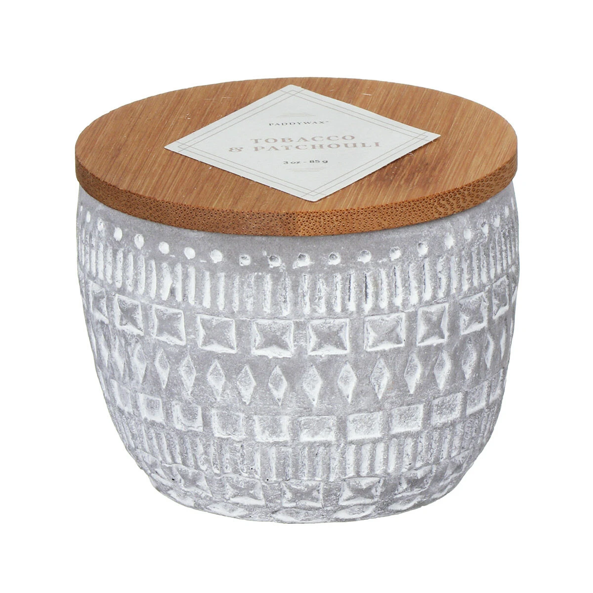 Paddywax Sonora 85g Tobacco & Patchouli Concrete Soy Candle 3 Paddywax Sonora 85g Tobacco & Patchouli Concrete Soy Candle