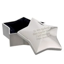 Personalised Star Trinket Box -Campusgifts Shop personalised momneto company p0102b96 star trinket box 3