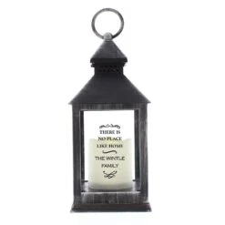Personalised Antique Scroll Rustic Black Lantern 11 Personalised Antique Scroll Rustic Black Lantern -Campusgifts Shop pmc p1007c18 black lantern 2