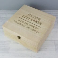 Personalised Large Wooden Keepsake Box -Campusgifts Shop pmc p1014a53 wooden keepsake box 5