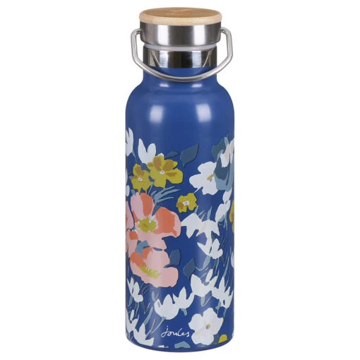 Joules Floral Print 500ml Metal Water Bottle -Campusgifts Shop portico jls2106 joules floral print 500ml metal water bottle 1