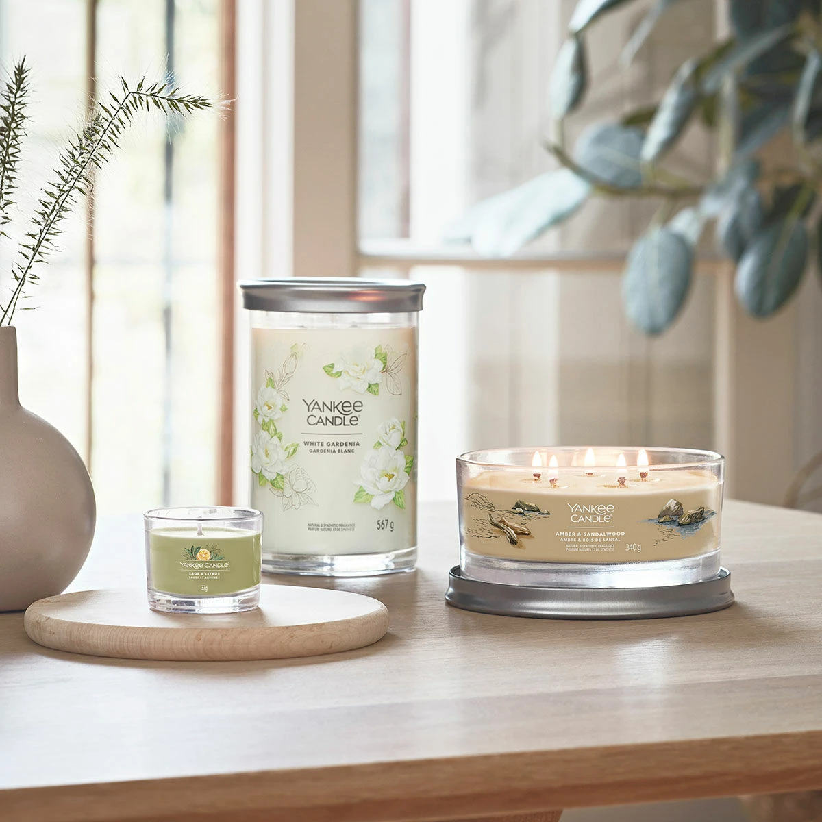 Yankee Candle Amber & Sandalwood Signature Multi-Wick Tumbler Candle 6 Yankee Candle Amber & Sandalwood Signature Multi-Wick Tumbler Candle - Image 4