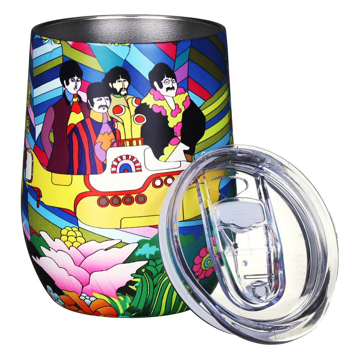 House Of Disaster The Beatles Yellow Submarine Travel Tumbler 3 House Of Disaster The Beatles Yellow Submarine Travel Tumbler