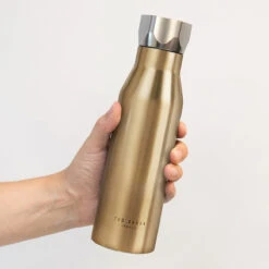 Ted Baker BOTLET Gold Water Bottle 7 Ted Baker BOTLET Gold Water Bottle -Campusgifts Shop ted baker 258315 botlet gold water bottle lifestyle