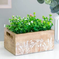Transomnia Small Wooden Meadow Flowers Trug 9 Transomnia Small Wooden Meadow Flowers Trug -Campusgifts Shop transomnia boxx226 meadow flowers small wooden trug lifestyle 3