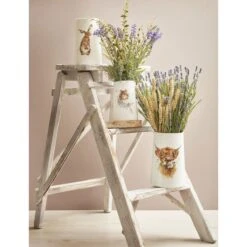 Wrendale The Hare And The Bee 17cm Vase -Campusgifts Shop wrendale designs vases v1 1