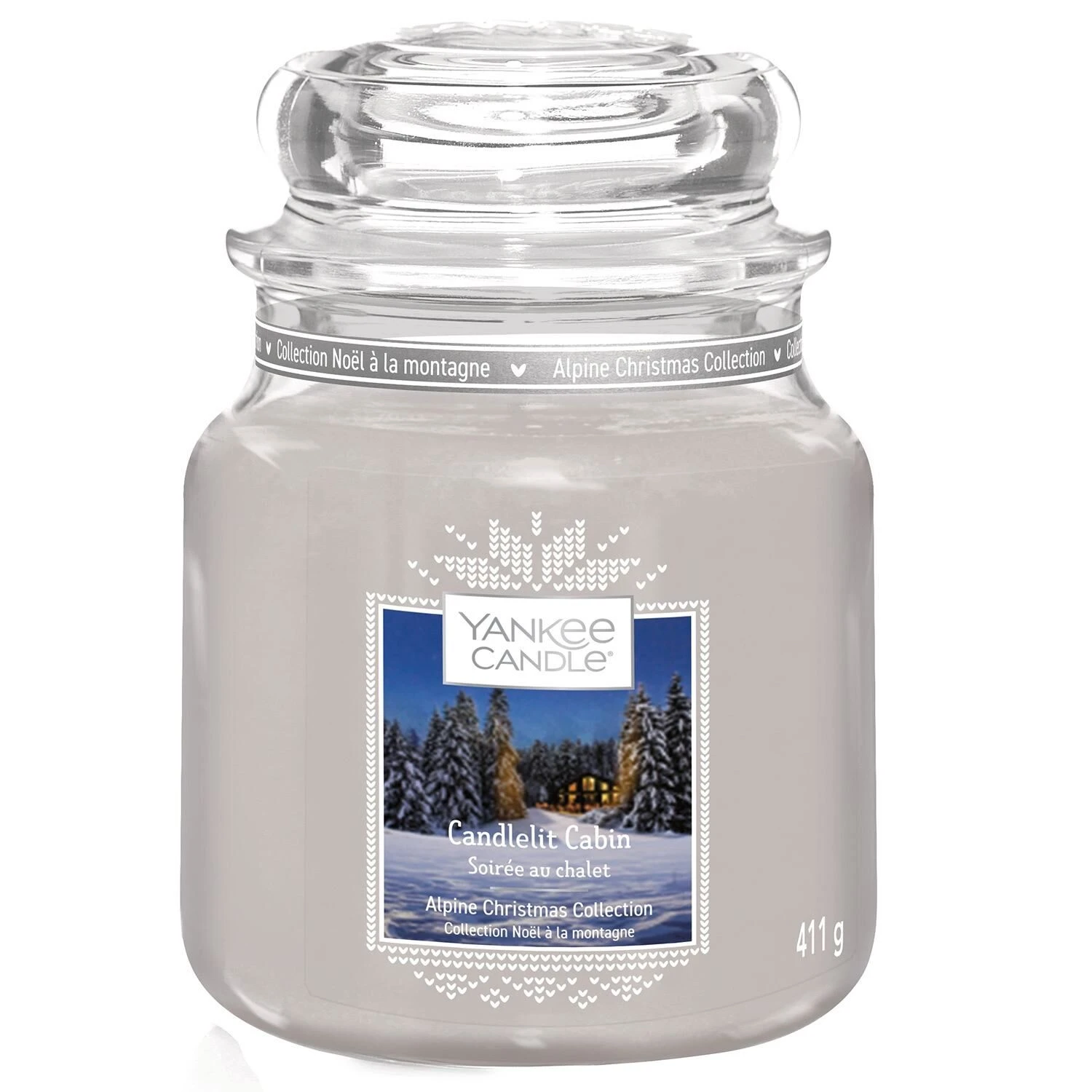 Yankee Candle Candlelit Cabin Medium Jar Candle 3 Yankee Candle Candlelit Cabin Medium Jar Candle