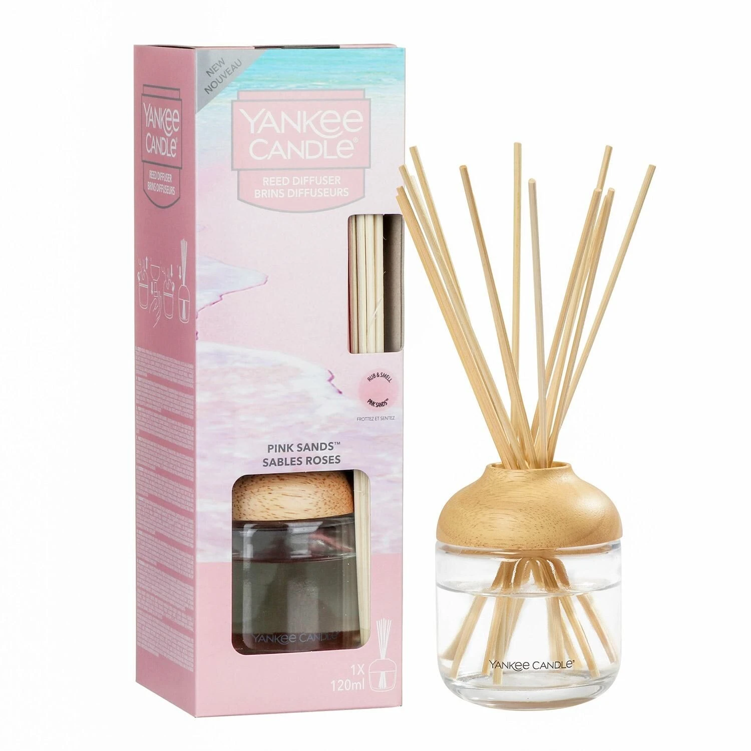 Yankee Candle Pink Sands Reed Diffuser 3 Yankee Candle Pink Sands Reed Diffuser