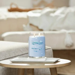 Yankee Candle Ocean Air Signature Large Jar Candle -Campusgifts Shop yankee candle 1629984e ocean air signature large jar candle lifestyle 4