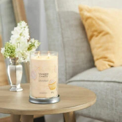 Yankee Candle Vanilla Cupcake Signature Large Tumbler Candle -Campusgifts Shop yankee candle 1630037e vanilla cupcake signature large tumbler candle lifestyle 1