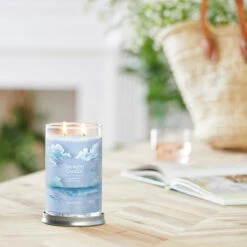 Yankee Candle Ocean Air Signature Large Tumbler Candle 11 Yankee Candle Ocean Air Signature Large Tumbler Candle -Campusgifts Shop yankee candle 1630052e ocean air signature large tumbler candle lifestyle 2