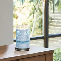 Yankee Candle Ocean Air Signature Large Tumbler Candle 9 Yankee Candle Ocean Air Signature Large Tumbler Candle -Campusgifts Shop yankee candle 1630052e ocean air signature large tumbler candle lifestyle 3