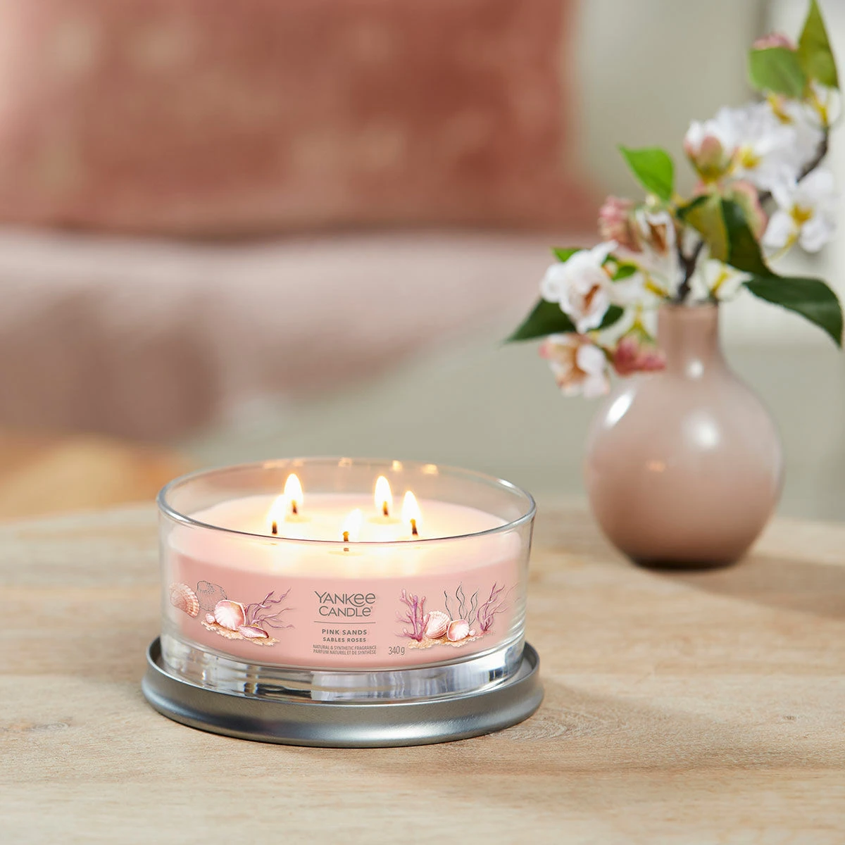 Yankee Candle Pink Sands Signature Multi-Wick Tumbler Candle 5 Yankee Candle Pink Sands Signature Multi-Wick Tumbler Candle - Image 3