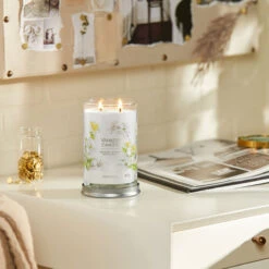 Yankee Candle Midnight Jasmine Signature Large Tumbler Candle -Campusgifts Shop yankee candle 1630715e midnight jasmine signature large tumbler candle lifestyle 2