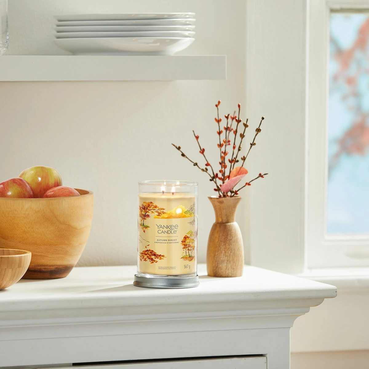 Yankee Candle Autumn Sunset Signature Large Tumbler Candle 5 Yankee Candle Autumn Sunset Signature Large Tumbler Candle - Image 3