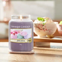 Yankee Candle Berry Mochi Large Jar Candle -Campusgifts Shop yankee candle 1632324e berry mochi large jar candle lifestyle