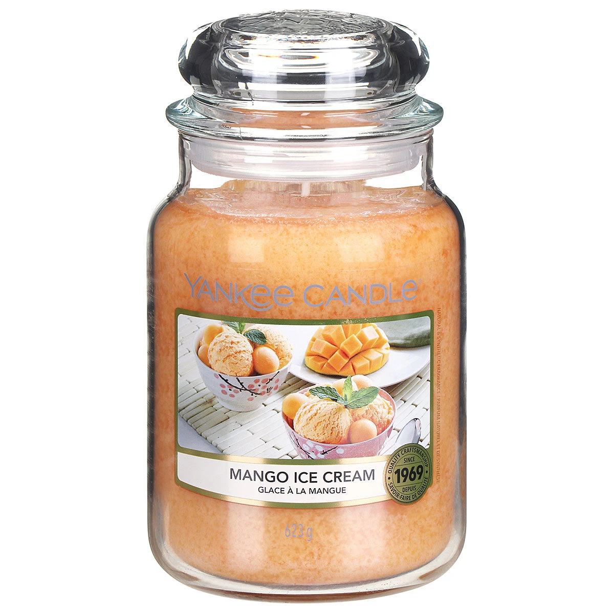 Yankee Candle Mango Ice Cream Large Jar Candle 3 Yankee Candle Mango Ice Cream Large Jar Candle