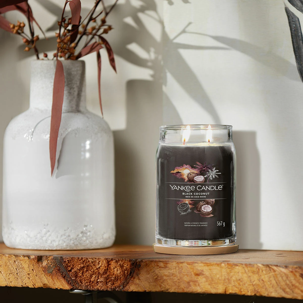 Yankee Candle Black Coconut Signature Large Jar Candle 5 Yankee Candle Black Coconut Signature Large Jar Candle - Image 3