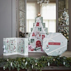 Yankee Candle Snow Globe Wonderland Advent Calendar Wreath -Campusgifts Shop yankee candle advent 22 group shot 1 1